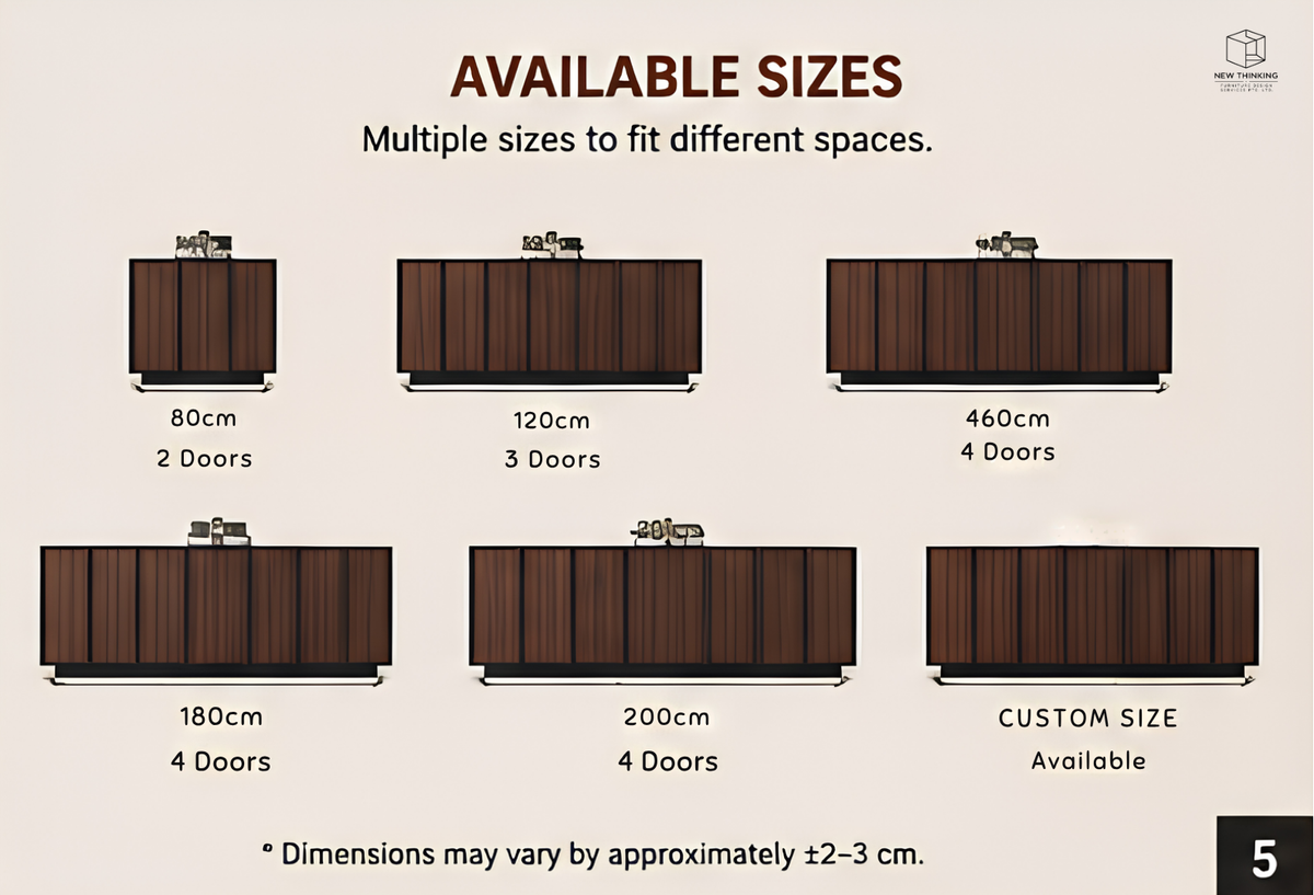 Solid Wood Multi-Purpose Storage Cabinet | Shoe Cabinet | Sideboard | Tea Cabinet